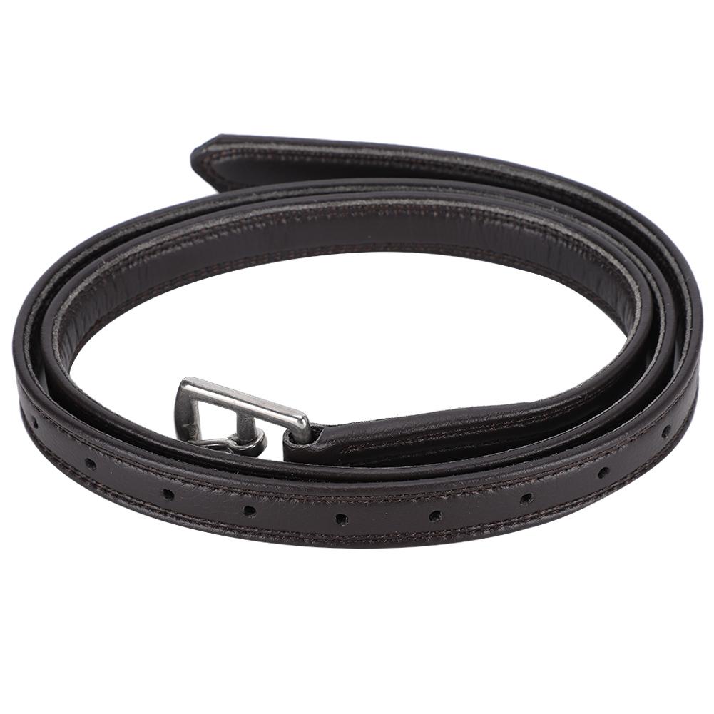 

A Pair of Britain Saddle Horse Stirrup Belt Soft Leather Microfiber Stainless Steel Buckle