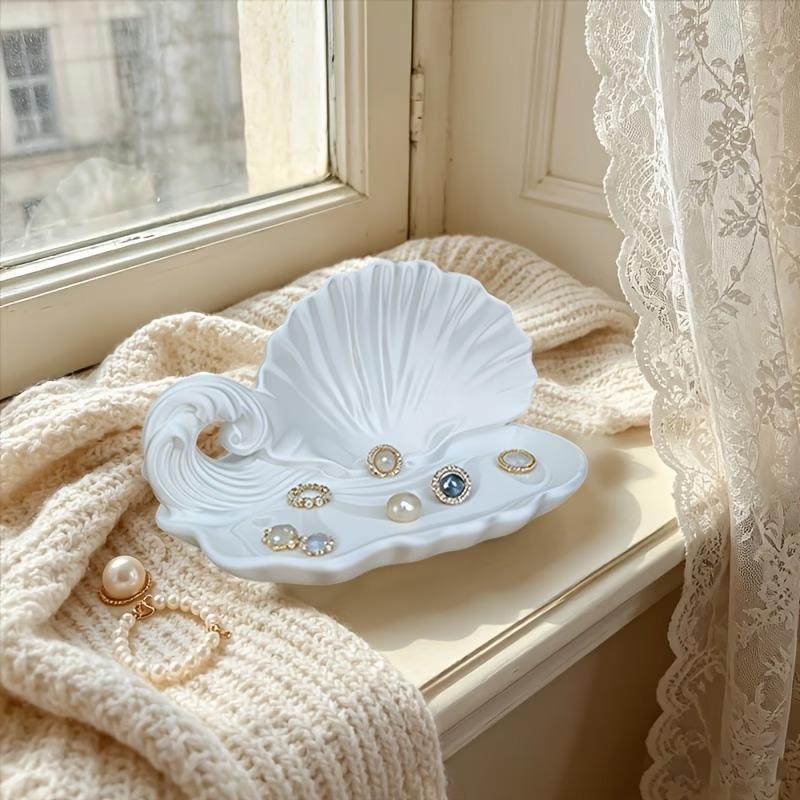 Ozeanwelle Muschelförmige Exquisite Schmuckaufbewahrungsschale Stilvolle Accessoire-Schale Für Schmuck Geschenkaufbewahrung Schmuckstücke