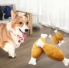 Interactive Plush Dog Toy Chicken Leg Bone Shape Pet Dog Plush Toy Is Suitable for Small, Medium and Large Dogs and Cat