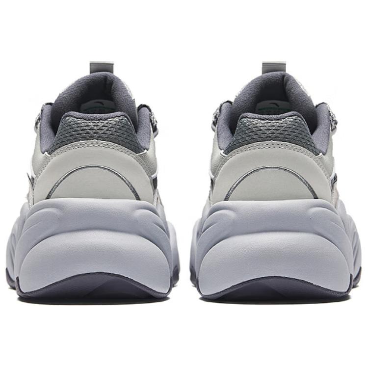 Anta Duo Duo Shoes Thick Sole Comfortable Non-Slip Wear-Resistant Low-Top Dad Shoes Women sneaker Gray 122528888R-4