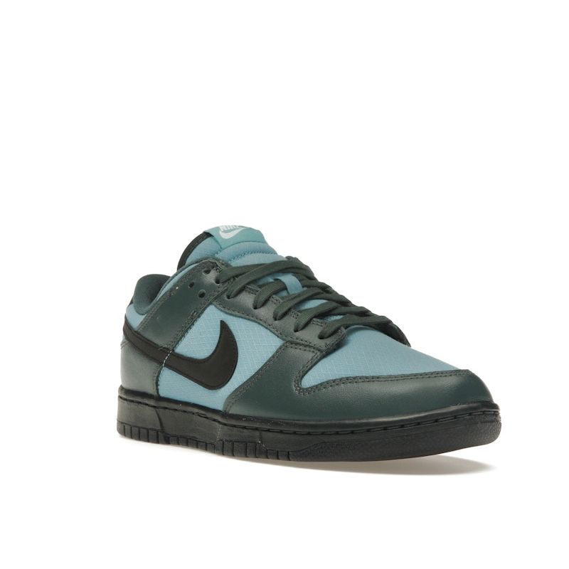 Nike Dunk Low SE Vintage Green Denim Turquoise Unisex Sneakers Anthracite Black FZ3052-300