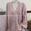 WTEMPO Women's V-Neck Cable Knit Cardigan Fall Winter Star Embroidery Button Long Sleeve Sweater, Soft Relaxed Ribbed Hem Knit Jacket