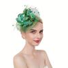 Elegant Mesh Fascinator Hat Exquisite Bride Headdress Vintage Veil Hat Headwear  Lady