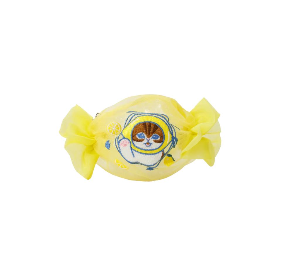 Mofusand Candy Pouch Lemon Yellow Japan NEW