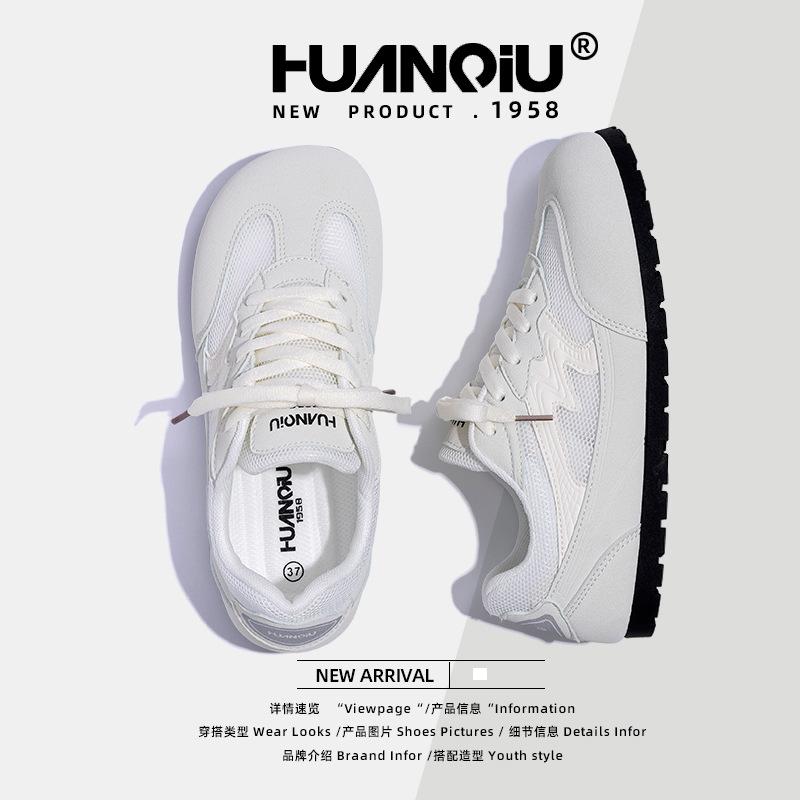 Global ugly cute board shoes women's ZHQ3756 new summer breathable design little white shoes soft baseplate shoes women