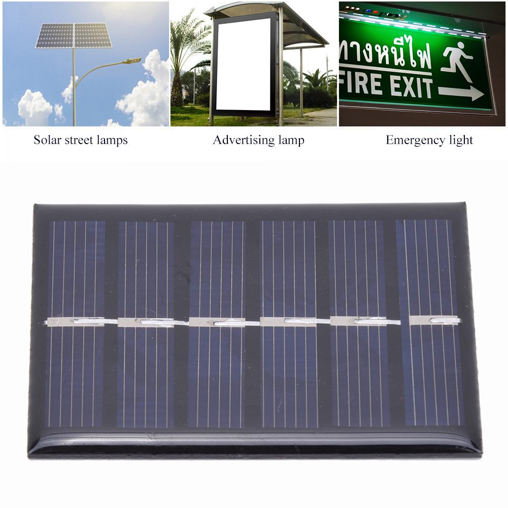 3Pcs 100MA 0.3W Polysilicon Solar Panel Charging Power Board Charger for Small Power Appliances 65x48MM
