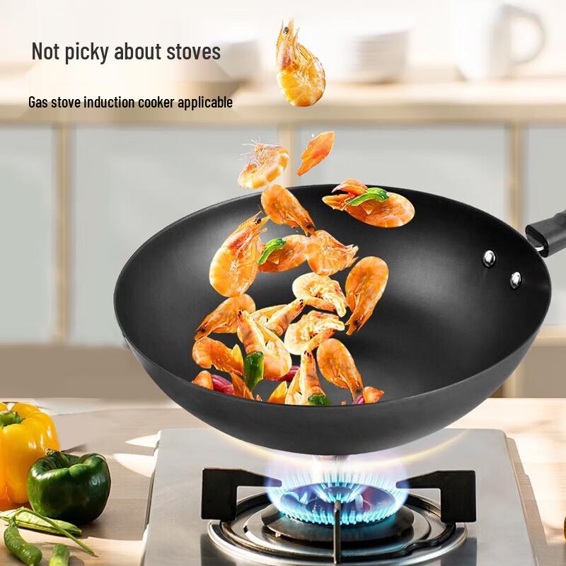 Supor Traditional Cast Iron Wok