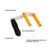 2pcs Plasterboard Support Holder Clip Lifting Tool with Comfortable Grip Efficient for Various Applications Easy Storage