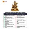 Göttliche Panchmukhi Hanuman Statue – Goldene Segnungen & Schutz