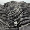 230G Praná Vintage Pánské Tričko s Krátkým Rukávem, Všestranné Jednobarevné Volného Střihu s Kulatým Výstřihem, Trendy Top Ins