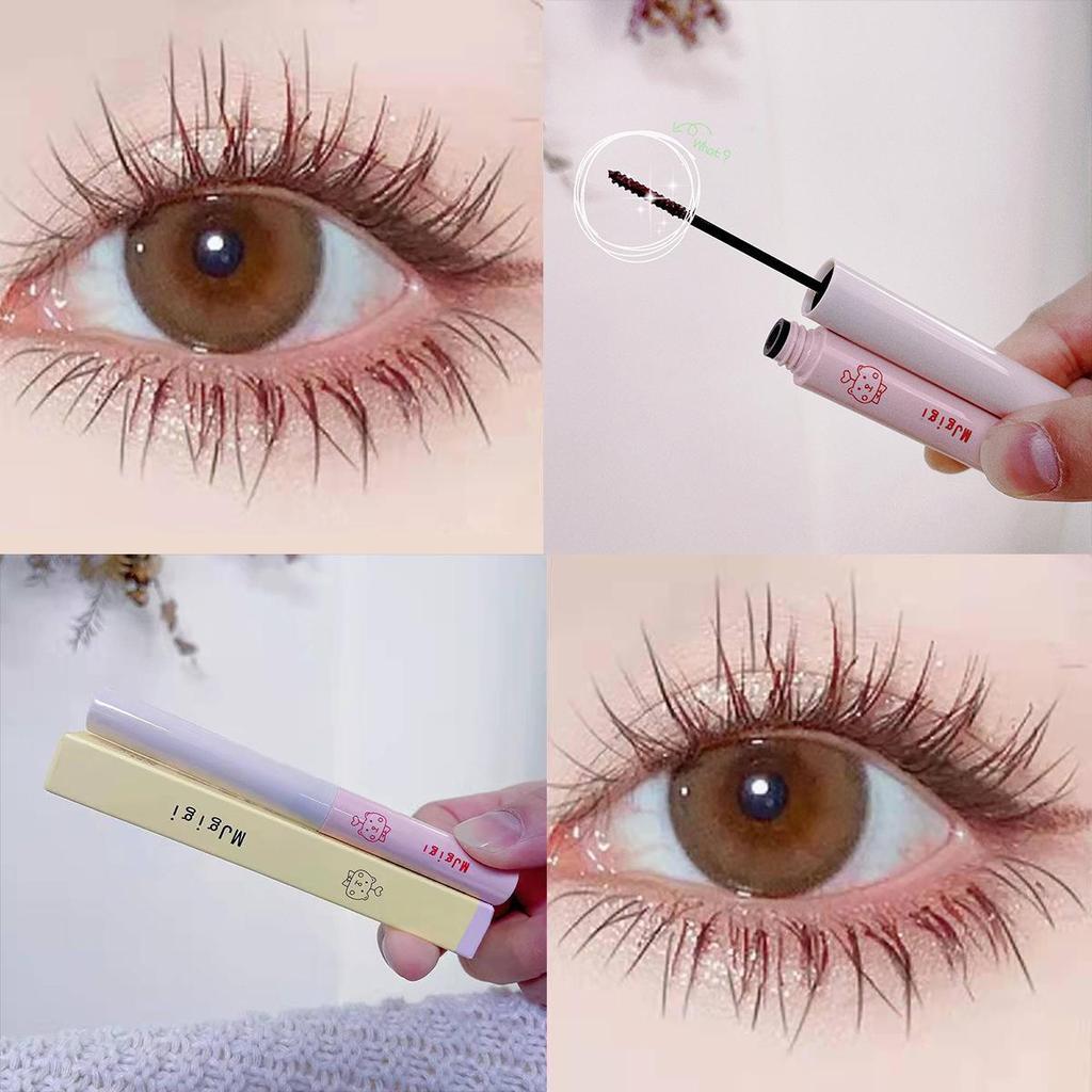 MJgigi Thin Head Mascara: Long, Thick, Fixed Curl, No Smudge, Lengthening Makeup.