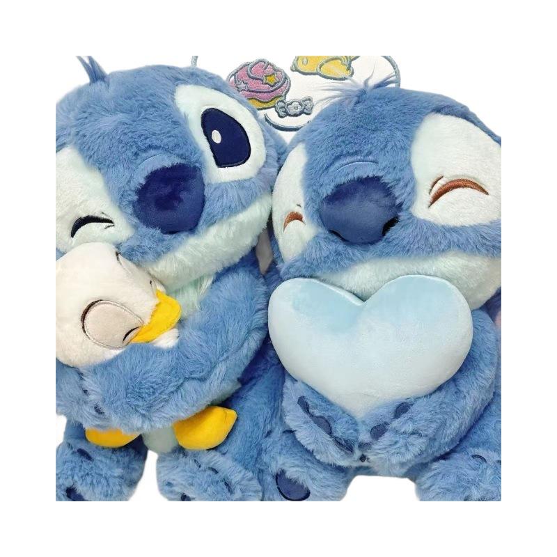 Trendy Plush Toy: Cute Hugging Stitch & Donald Duck Figure Gift, Cake Rabbit Fur