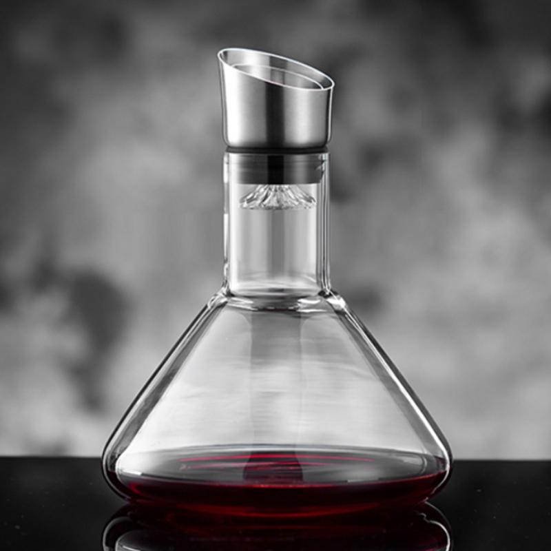 1920ml Velkoobjemový Separátor Červeného Vína Lehký Luxusní Vinný Nástroj Restaurace Vinná Karafa Vinné Příslušenství Barové Sklo Dekantéry