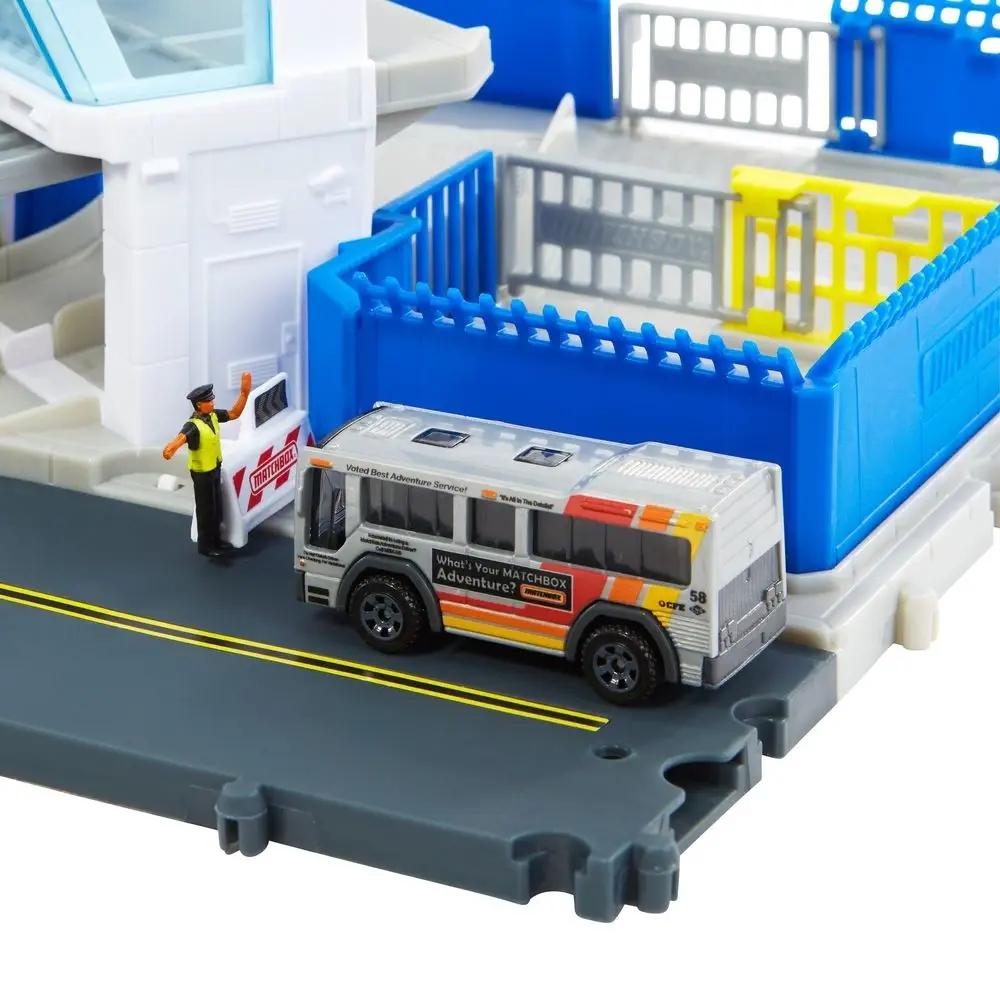 Mattel Action Drivers Police Station Toy Constructor Set Multicolore
