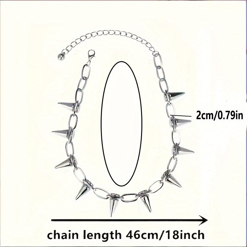 Punk Gothic Nieten Nieten Nieten Halskette Vintage Choker Hip Hop Halskette Für Party Geburtstag Valentinstag Liebhaber Geschenke