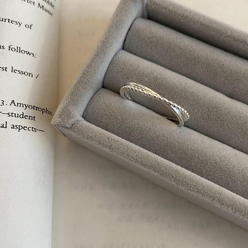 Silver Fashionable Plated Twisted Heart Ring For Women Elegant Minimalist Finger Jewelry