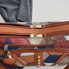Middle-Aged Mother Bag Stitching Color Block Crossbody Bag Women Retro Multi-Compartment Large Capacity Shoulder Bag