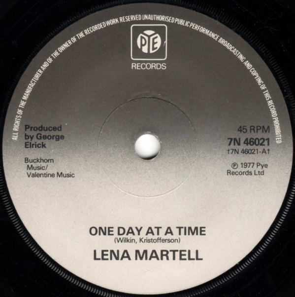 

7inch Record LENA MARTELL - One Day At A Time 7N46021 PYE 1979 UK Soul/Funk Used