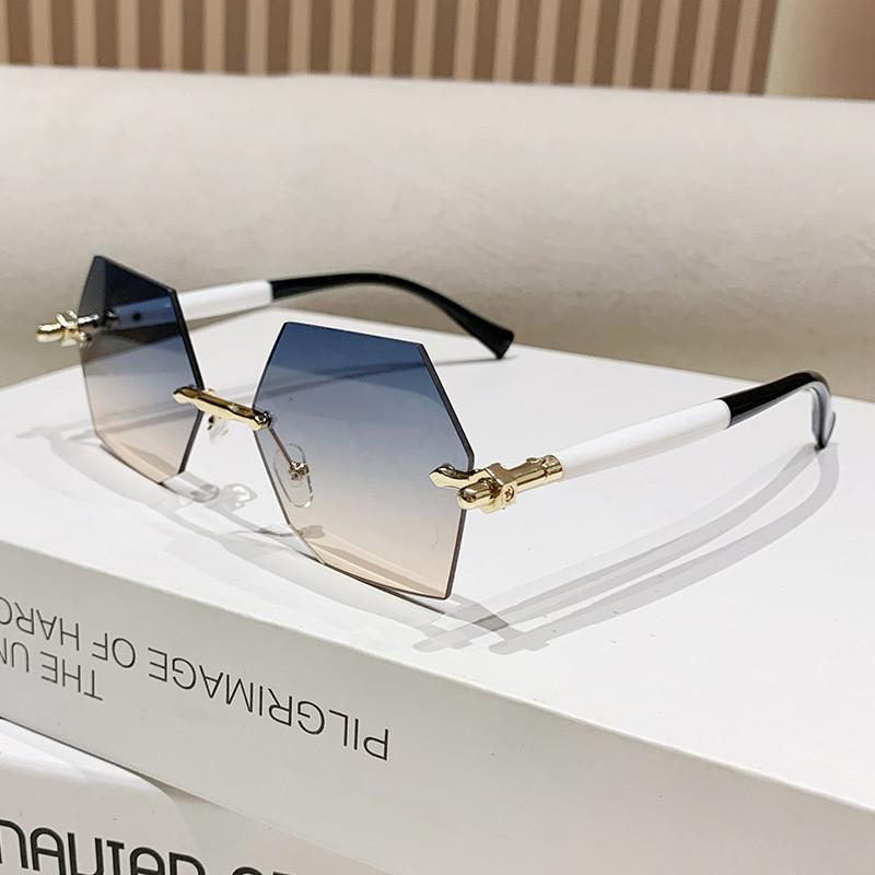 Geometric Polygon Sunglasses For Men With Uv400 Protection Stylish Outdoor Fashion Accessory