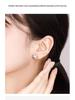 2025 Women's Sterling Silver Stud Earrings Set - Luxurious Gift Box for Wife or Girlfriend
