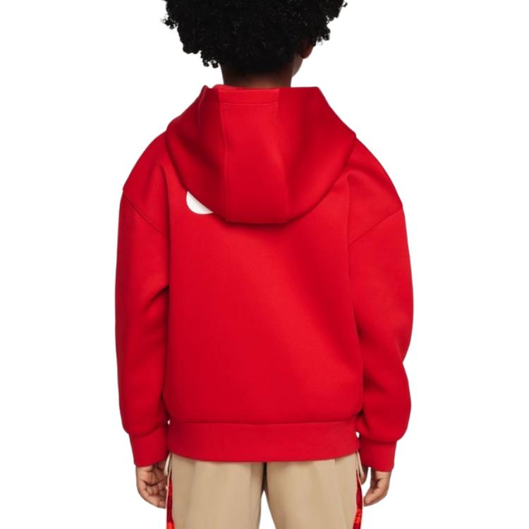 Nike Hoodie Pullover Long Sleeve Kids tops Red IH0982-657