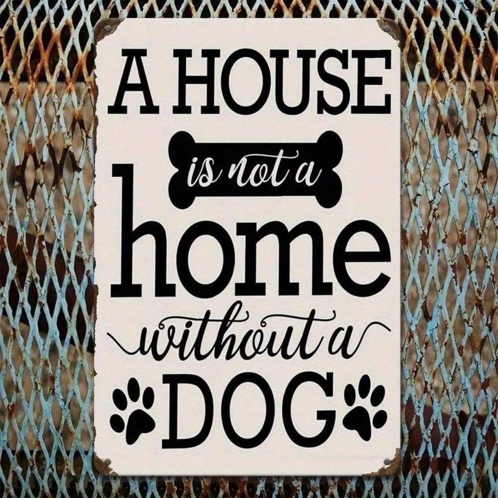 Metal Poster Wall Art Vintage Tin Sign Retro Farmhouse Decoration for Home Kitchen Bar Pet Gift