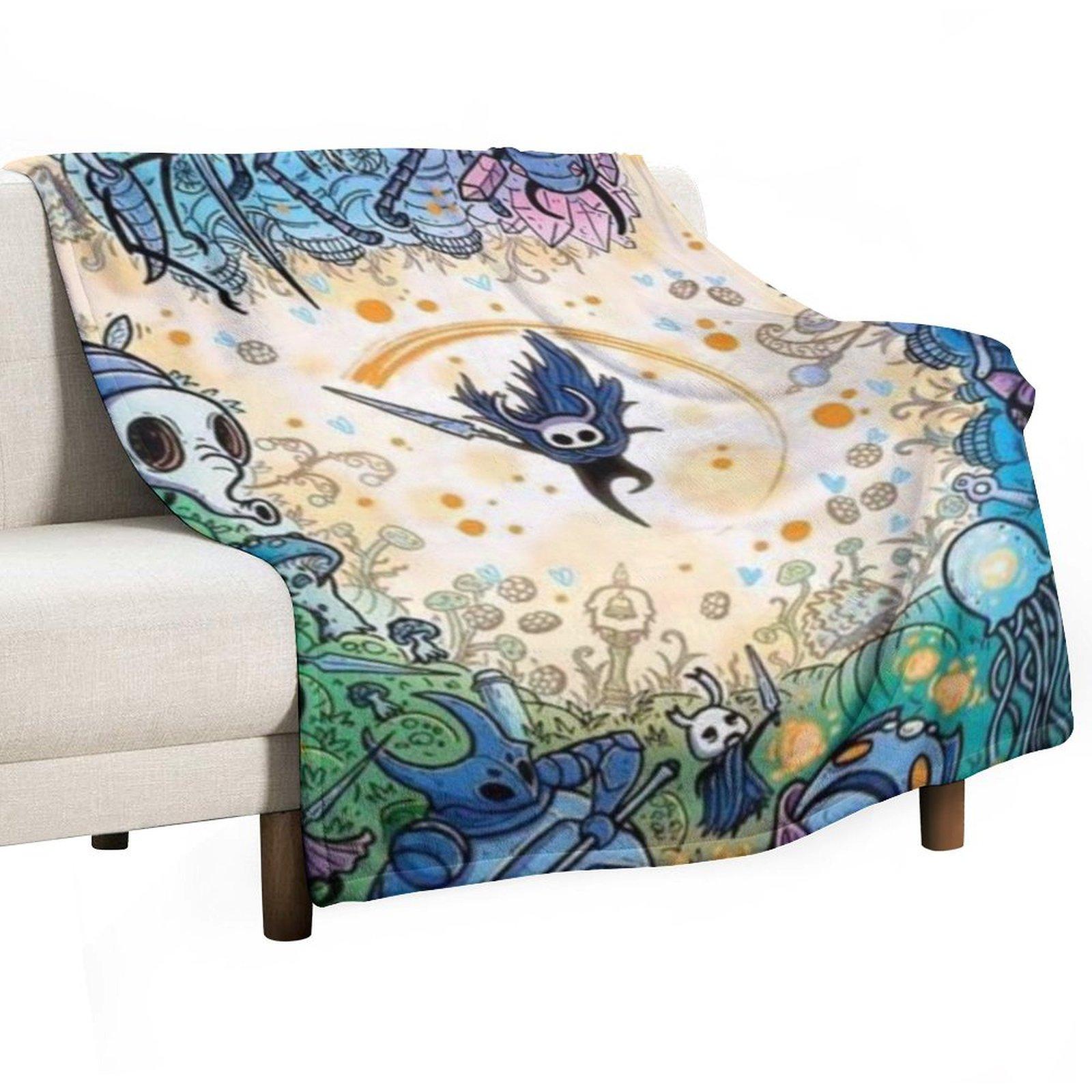 Hollow Knight Throw Blanket Heavy Blankets For Sofas Large Luxury Thicken Blankets 30x40in