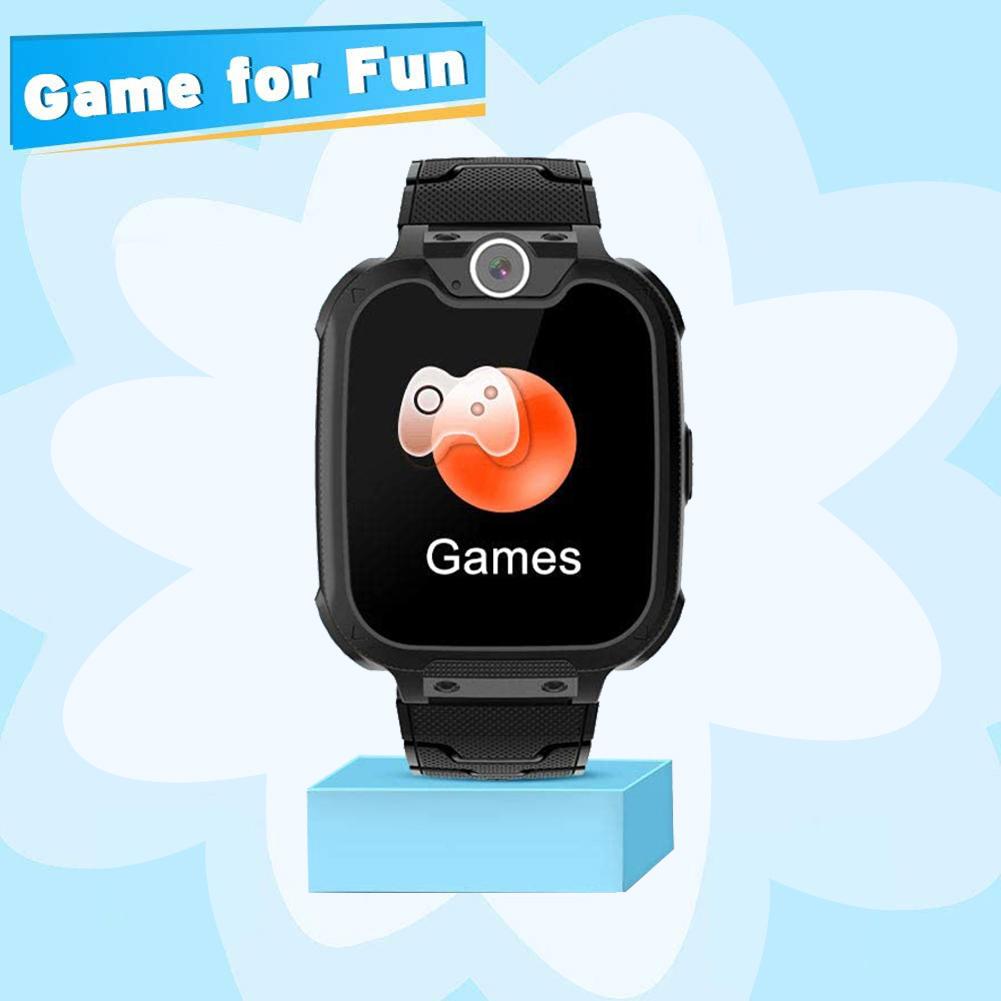 Kids Smart Watch Listen Music Play Games Make Calls Selfie Recorder with 400mAh Battery