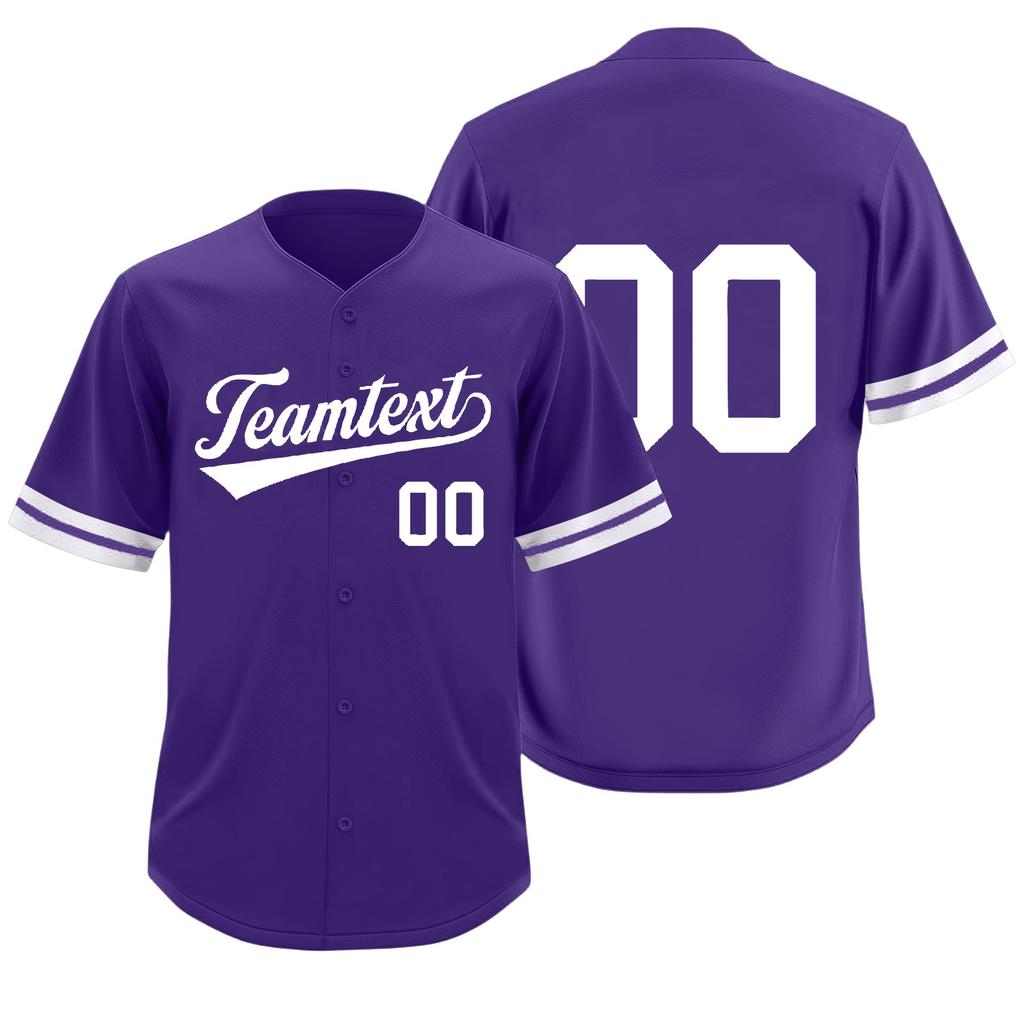 Custom Baseball Jerseys Personalized Printed Team Name & Number Sports Uniform For Men Women Youth