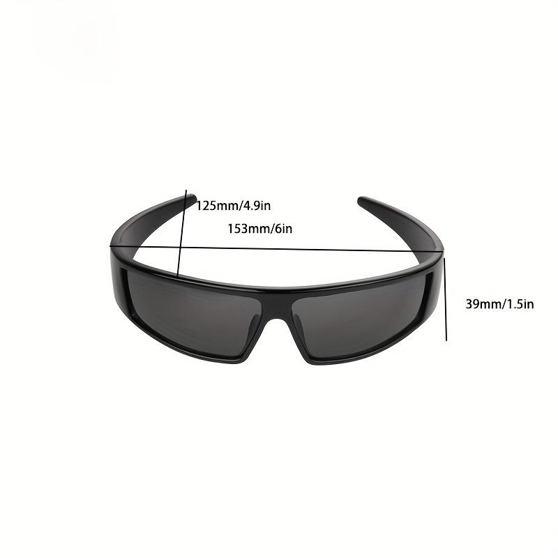2PCS Futuristic Oval Glasses Stylish Y2K-Inspired Design for Fashionable Pography Social Media and Everyday Wear