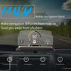 HUD Universal Multifuncional Head Up Display Navegación GPS para Coche Soporte Reflector de Imagen para Teléfono Inteligente