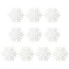 Christmas Snowflake Pendant Pack of 10 for Creative Ornament Living Room Decorat