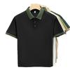 Men'S Lapel Short Sleeve Polo Shirt T-Shirt Short Sleeve High End Lapel Company Men'S Culture Top