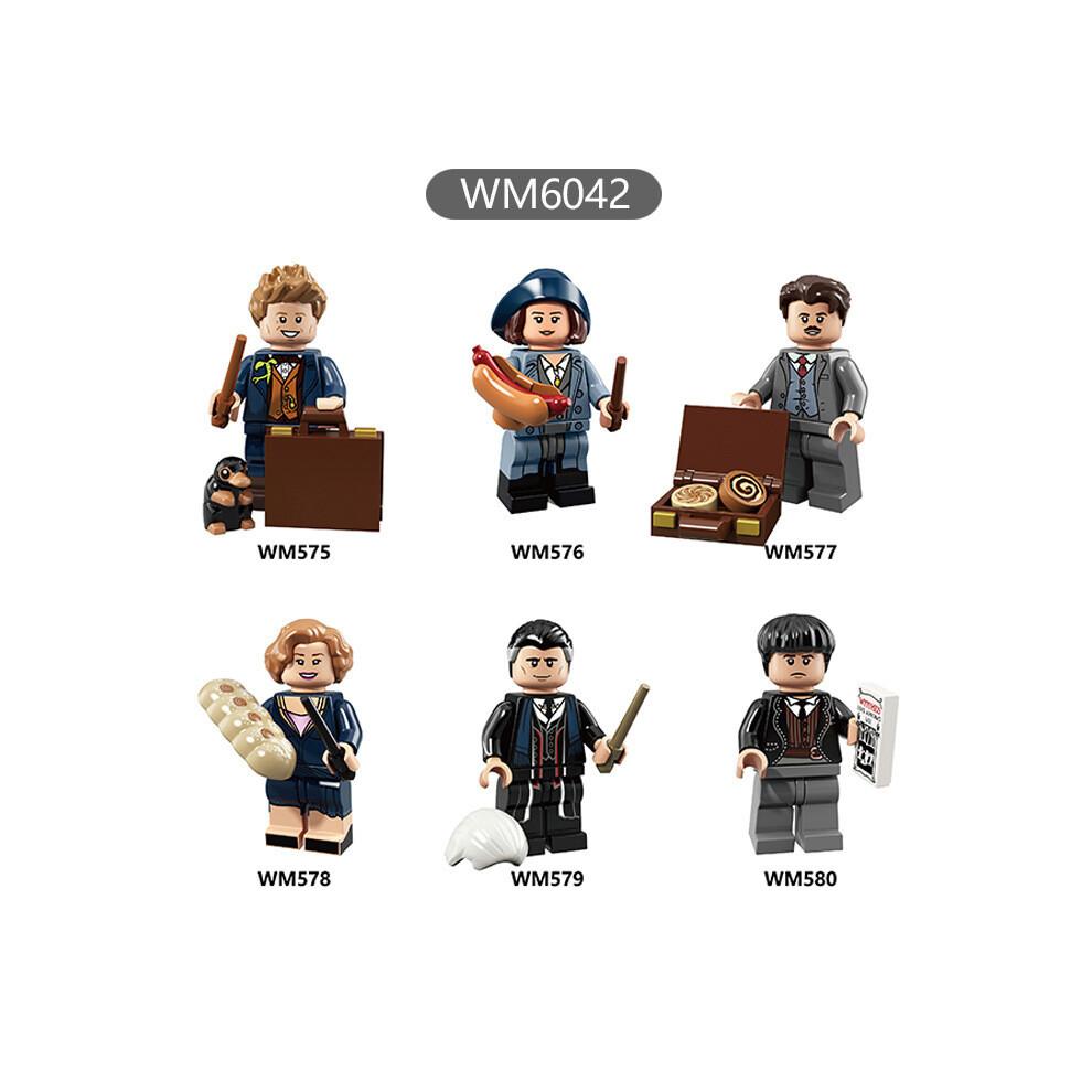 (24 pezzi-A) Figure Giocatori di Harry Potter Blocchi da Costruzione Giocattoli per Bambini