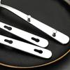 3Pcs/Set Portable Stainless Steel Tableware Fold Knife Utensil Spoon Set Spoon