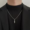 Retro Pendant Necklace Men Hip Hop Sweater Chain Women Trendy Cool
