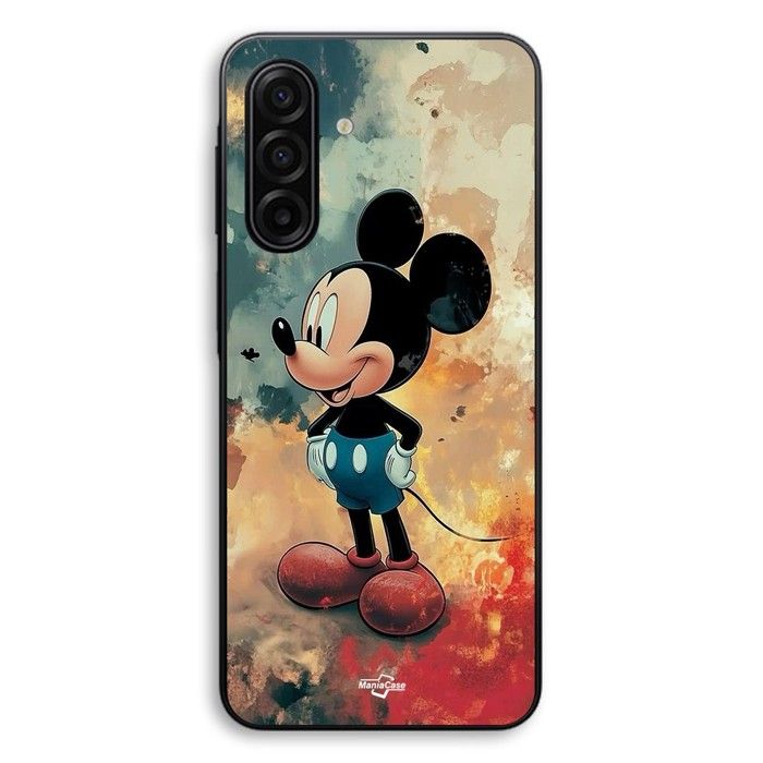 Hülle Für Samsung Galaxy A37 Mickey abstrakter Texturhintergrund Maniacase schwarz