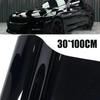 Aesthetic Enhancing High Gloss Black Vinyl Film for Cars DIY Use 300CM