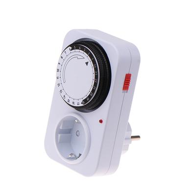 Zásuvka časování zástrčky Eu 24hodinový cyklus Mechanický časovač Měřič spotřeby elektřiny Automatické vypnutí s ochranou proti přetížení
