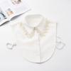 Jeweled Half Shirt False Collar Beaded Pearls Spread Lapel Versatile Art Collar Sweet Shawl False Decorative Shawl