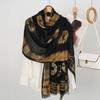 Women's Fashion Scarves Printed Wrap for All Season Casual Scarves for Evening Dresses Lady Lightweight Soft Fashion Long Scarf Wrap Shawl for Women