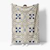 Rectangle Pattern Blanket Soft Cozy Throw Blanket for Sofa Bed Decorative Rectangle Knit Blanket