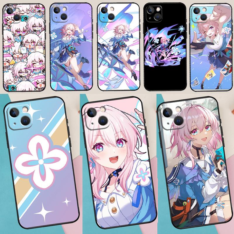 march 7th honkai star rail Phone Case For iPhone 17 Air 11 14 15 16 Pro Max Plus 12 13 mini 16e 17 Pro Max Back Cover