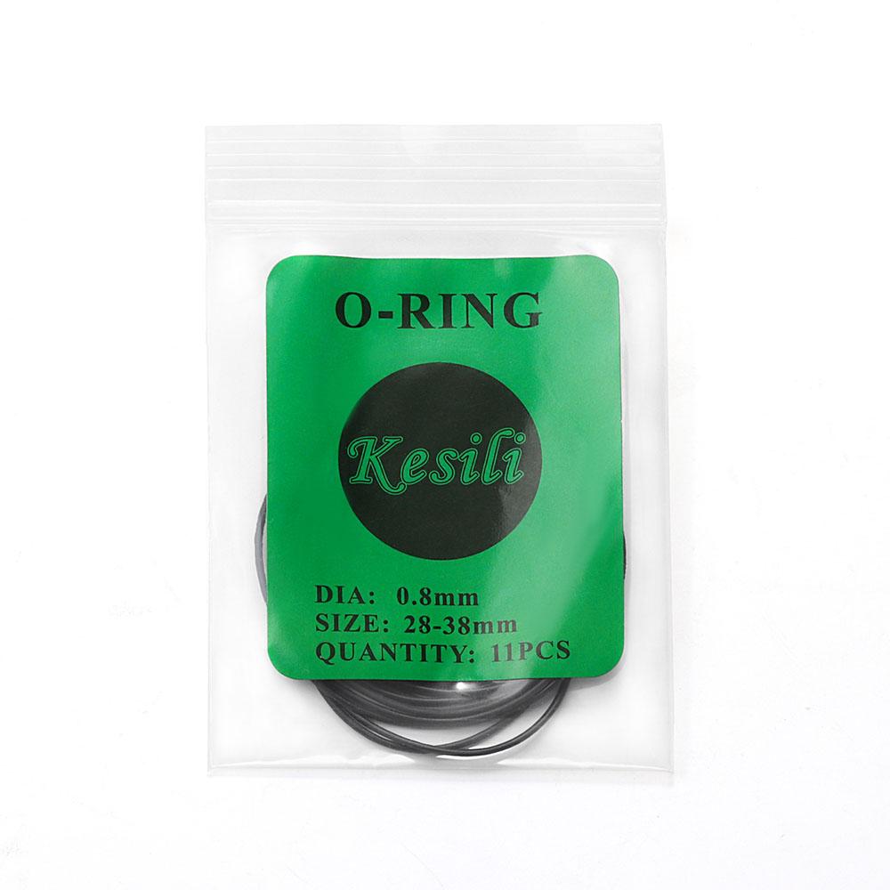 3PCS Watch Gasket Grease Watch Case Rubber Waterproof O-Ring Seal 0.5/0.6mm Oil-resistant Watch Repair Tool 1box for Watchmaker