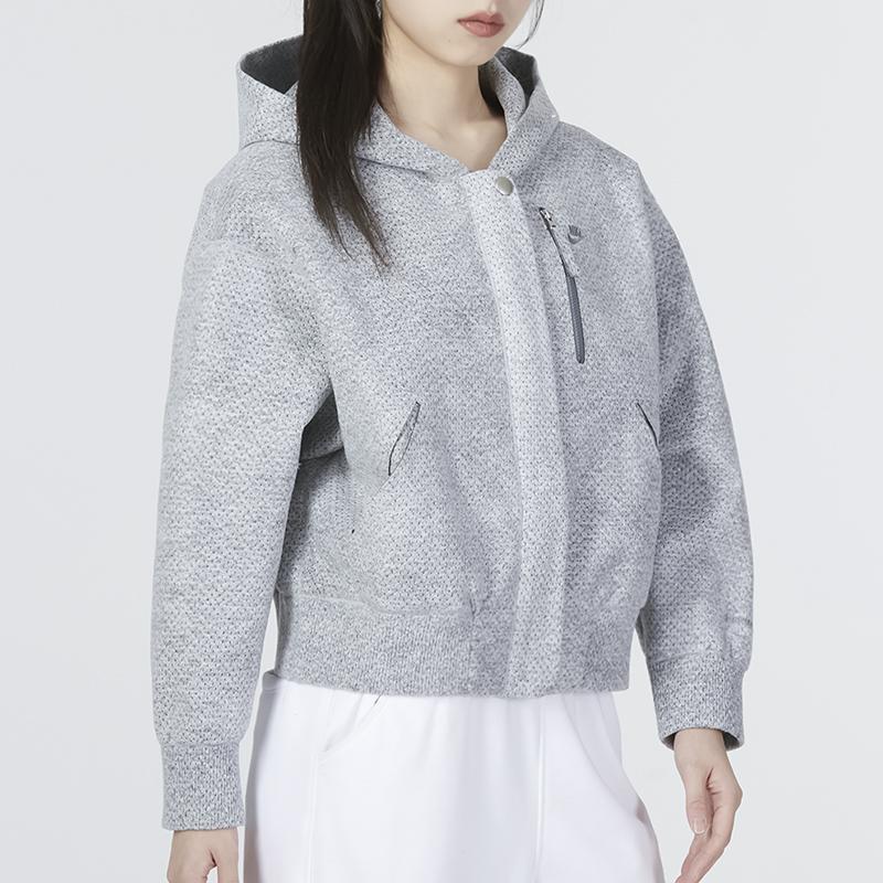 Nike Sportovní oblečení Tech Fleece Advanced bunda Dámské svrchní oblečení Šedá DQ6668-077