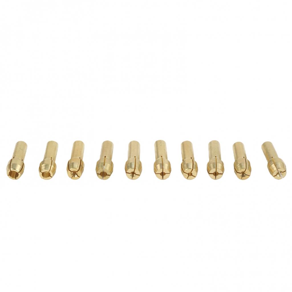 10 piezas para portabrocas de mini taladro 4.2/4.8mm Pinza de cobre para uso en herramientas rotativas