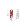 20pcs/lot 25mm Metal Link Chain Connector For Keychain Pendant KeyChains Hanging Accessories Diy Jewelry Making Findings