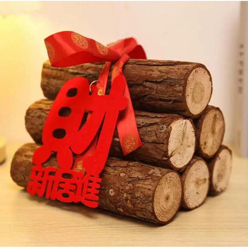 

Joyful Housewarming Wood Ornament: Auspicious Decor for New Home Entering and Moving Ceremony