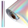 1 Roll Holographic Permanent Vinyl Strong Adhesive Shimmer Finish for Car Decal Window Decoration Outdoor Indoor Use 3M