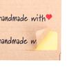 120PCS DIY Kraft Sealing Stickers Paper Crafts Hand Made Label Packaging Sticker